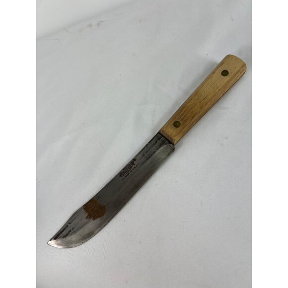 Ontario Knife Co. Other - Vintage Tru-Edge Ontario Knife Co. Kitchen Knife With Wooden Handle